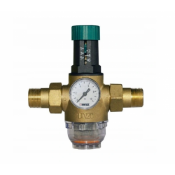 Herz reduktor ciśnienia membranowy 3/4" z filtrem i manometrem