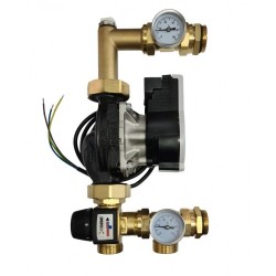 Grupa pompowa do rozdzielacza, zawór ESBE 20-50*C, KVS 3,2