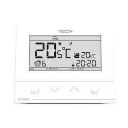 TECH ST-292 v3 Regulator pokojowy dwustanowy, tygodniowy (wersja biała)